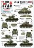 Star Decals 72-A1166 US M4A3(76) in Europe 1944-45. 25th Tk Bn. 37th Tk Bn. 761st Tk Bn. 778th Tk Bn 1/72